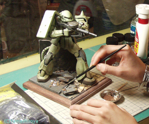 じょいほび ヤマシロヤ 模型製作webコラム オオゴシ トモエのenjoy Hobby ガンプラ製作コラム 1 100mgザク Ver 2 0編