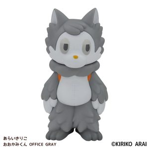 おおかみくん　ゆめ　ソフビ　あらいきりこ あらいきりこ ソフビフィギュア おおかみくん OFFICE GRAY